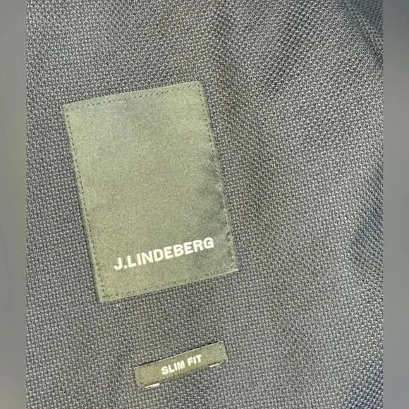 J. Lindeberg Hopper Double Breasted Slim Fit Wool Blazer Navy 54L NWT - Picture 8 of 12